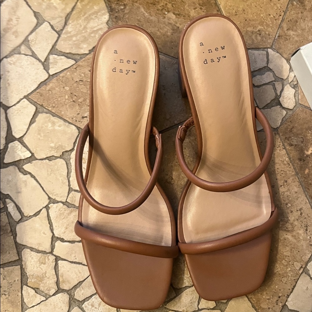 A New Day Black Heeled Sandals Bundle - Picture 2 of 6